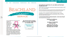 Desktop Screenshot of beachlandcleaning.com